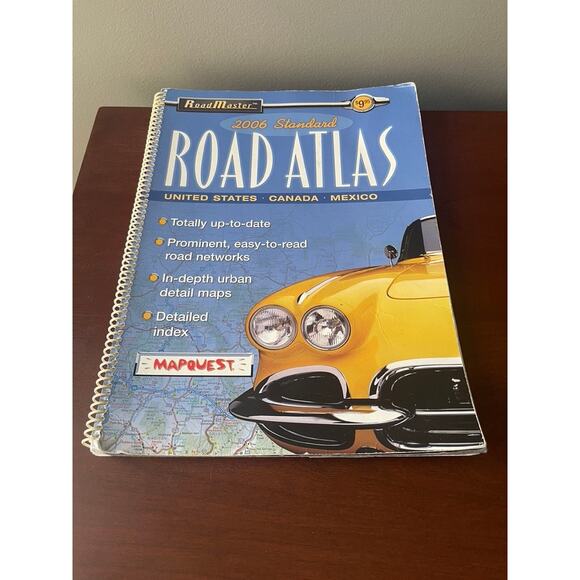 Vintage Road Master 2006 Large Scale Road Atlas - United States, Canada, Mexico - Picture 12 of 13
